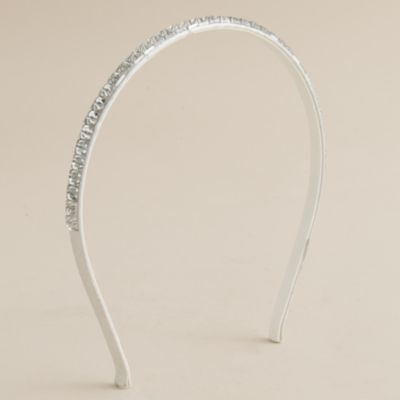 Girls' jeweled skinny headband