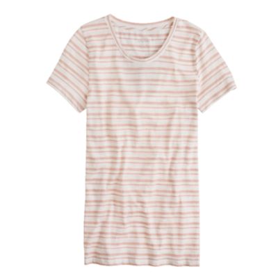 Vintage cotton tee in stripe