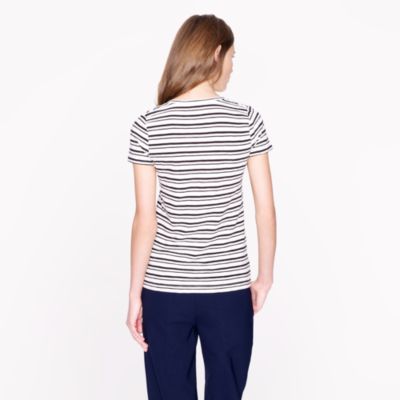 Vintage cotton tee in stripe