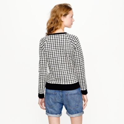 Houndstooth sweatshirt