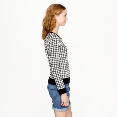 Houndstooth sweatshirt