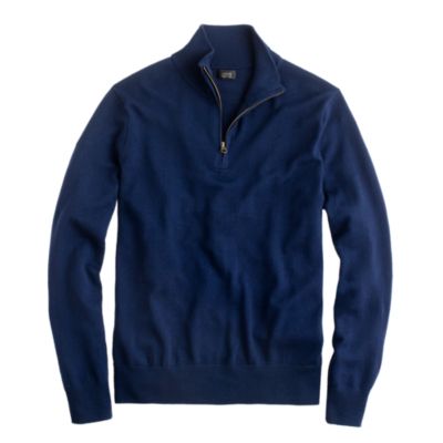 Tall merino half-zip sweater