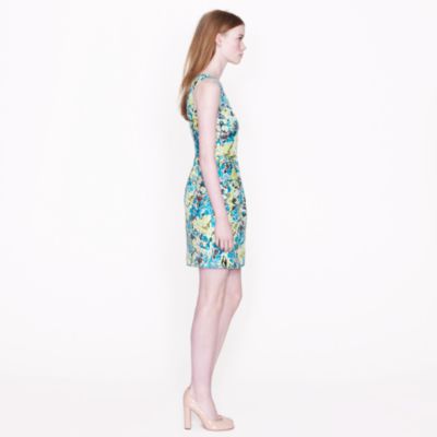 Allie dress in aqua floral