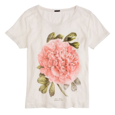 Peony tee