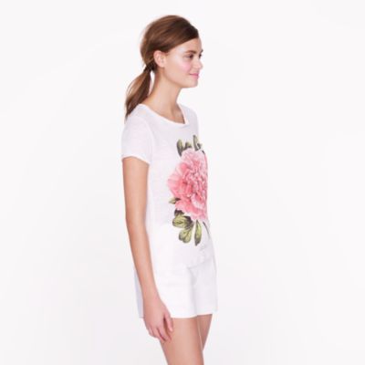 Peony tee
