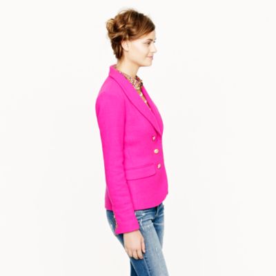 Collection crepe shawl blazer
