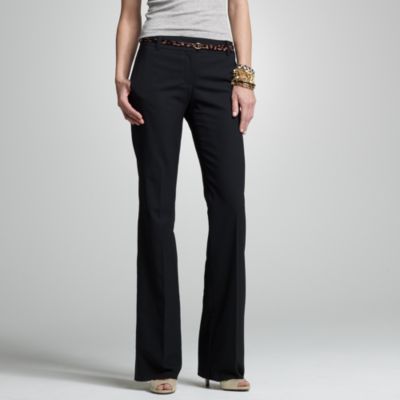 Petite stretch wool trouser in favorite fit