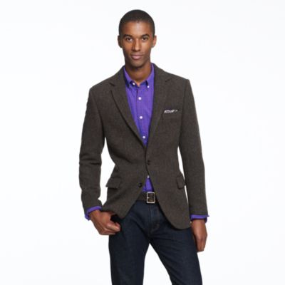 Ludlow sportcoat in herringbone Italian wool