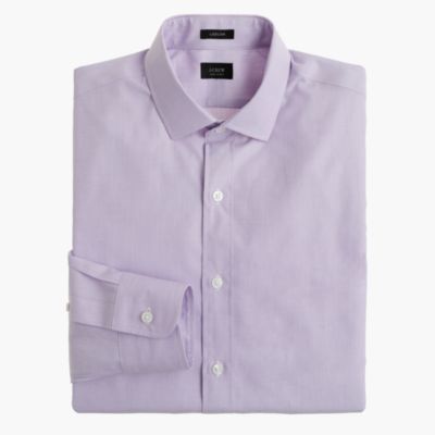 Ludlow spread-collar shirt in end-on-end