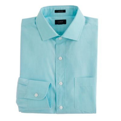 Ludlow spread-collar shirt in end-on-end