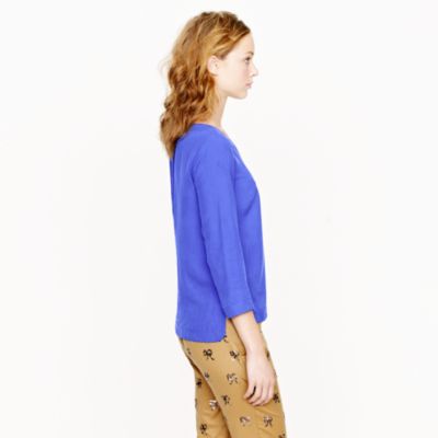 Sandwashed silk tee