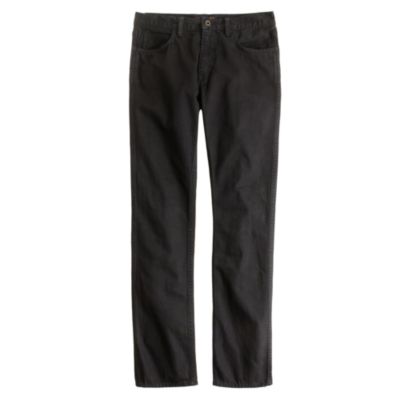 484 jean in garment-dyed black