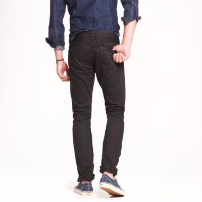 484 jean in garment-dyed black