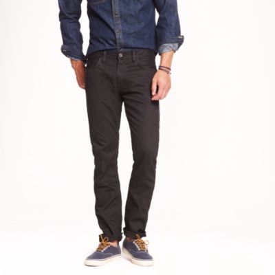 484 jean in garment-dyed black
