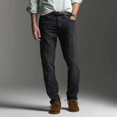 Vintage slim-fit jean in dark worn wash