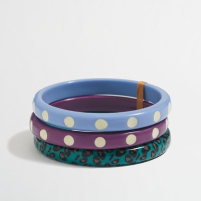 Factory girls' novelty bangle three-pack