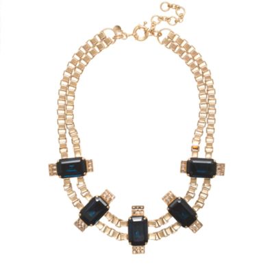 Radiant statement necklace