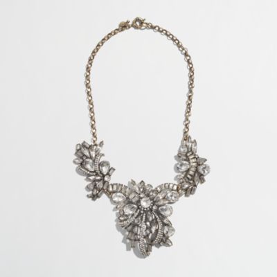 Factory crystal corsage necklace