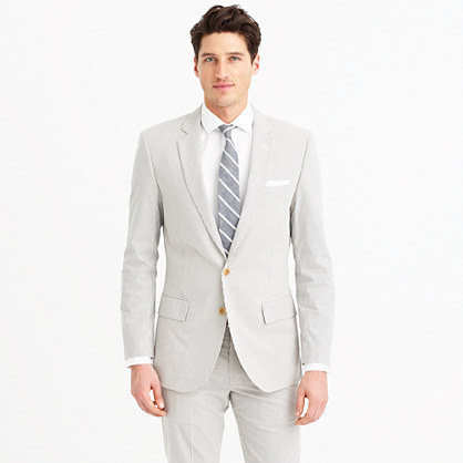 Ludlow white suit jacket by J. Crew