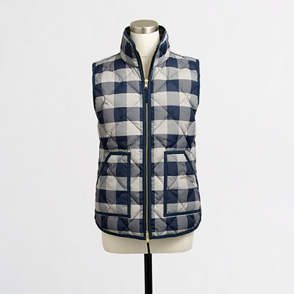 Factory novelty quilted puffer vest
