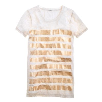 Bar-stripe tee