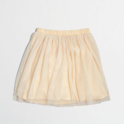 Factory girls' tulle skirt