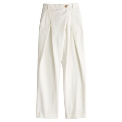 Collection draped pant in Italian wool : pants | J.Crew