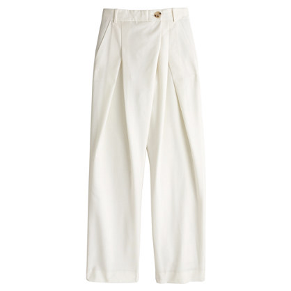 Collection draped pant in Italian wool : pants | J.Crew