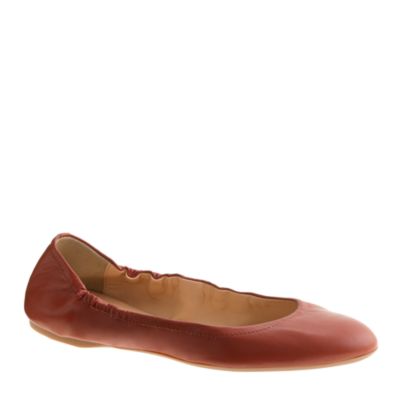 Emma leather ballet flats