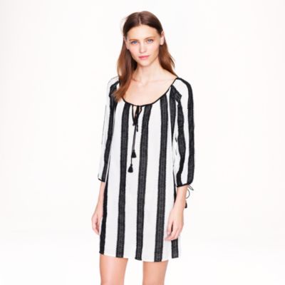 Lace-stripe tunic