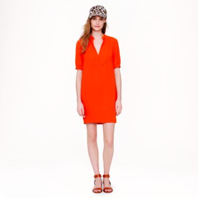 Crepe shift dress