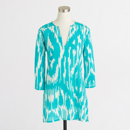 Factory printed crinkle tunic