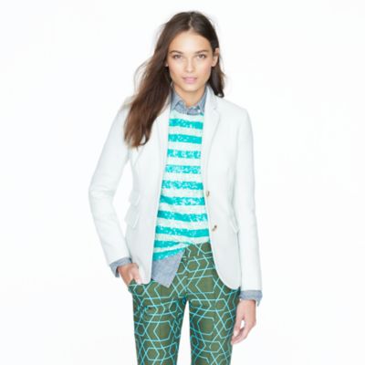 Hacking jacket in double serge wool   hacking   Womens blazers   J 