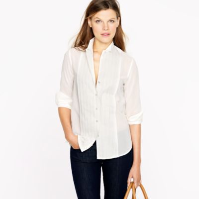Tuxedo shirt in Thomas Mason® fabric   Suiting Shirts   Womens 