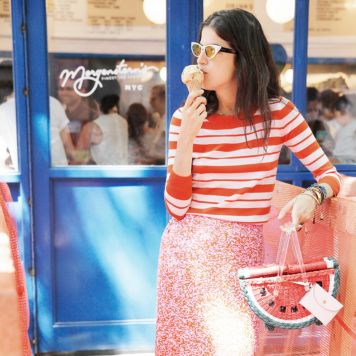 We challenged Leandra Medine to wear pink for one week