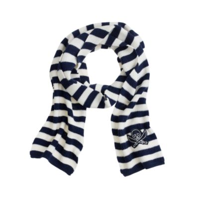 Boys stripe skull scarf   cold weather   Boys accessories   J.Crew