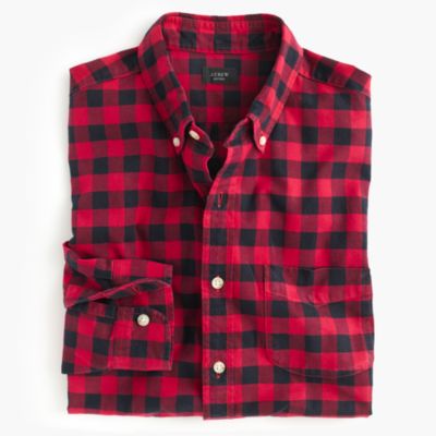 Oxford buffalo check shirt   Oxford Plaid Shirts   Mens shirts   J 