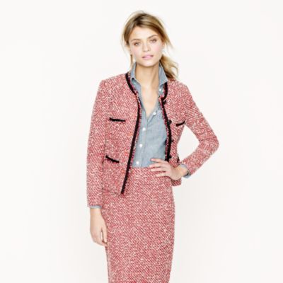 Bouclé jacket   Novelty   Womens suiting   J.Crew