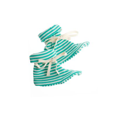 Chrome Green Ivory Nature Baby® for J.Crew booties   nature baby 