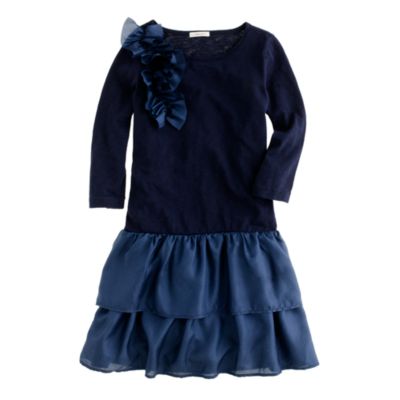 Girls belted chambray bubble dress   sale   Girls dresses   J.Crew