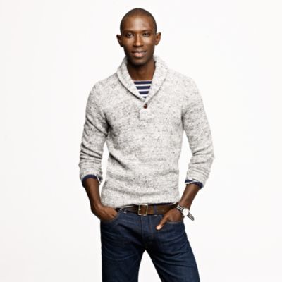 Alpaca shawl-collar sweater : wool blends | J.Crew