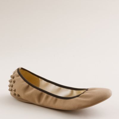 Lula spiked ballet flats   ballets   Womens shoes   J.Crew