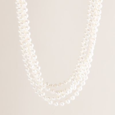 Multistrand pearl necklace   fine jewelry collection   Womens jewelry 