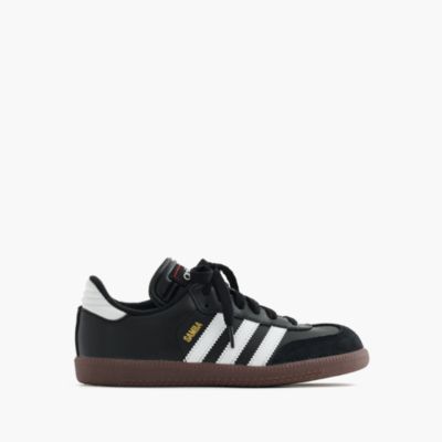 Kids Adidas® Samba® sneakers with red tongue stitch   sneakers 