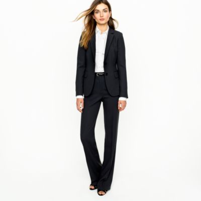 Petite 1035 jacket in wool crepe   suiting   Womens petite   J.Crew