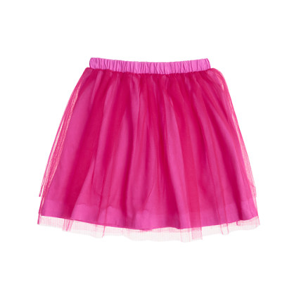 Girls' tulle skirt : solids | J.Crew