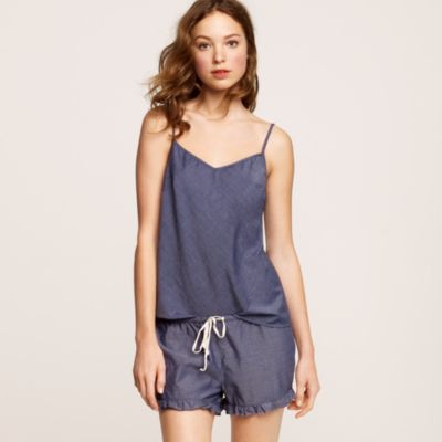 Chambray sleep cami   sleepwear   Womens Women_Shop_By_Category   J 