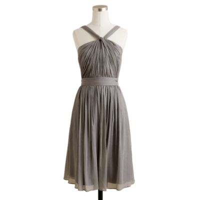 Petite Sinclair dress in silk chiffon