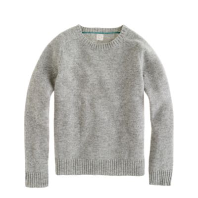 Hthr Cement Boys lambswool sweater   wool   Boys sweaters   J.Crew