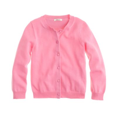 Girls Caroline cardigan   cotton   Girls sweaters   J.Crew